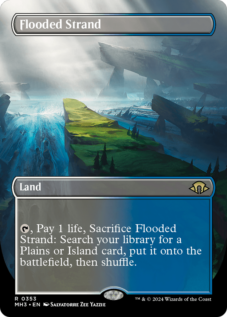 Image of Flooded Strand (Borderless) [Modern Horizons 3]
