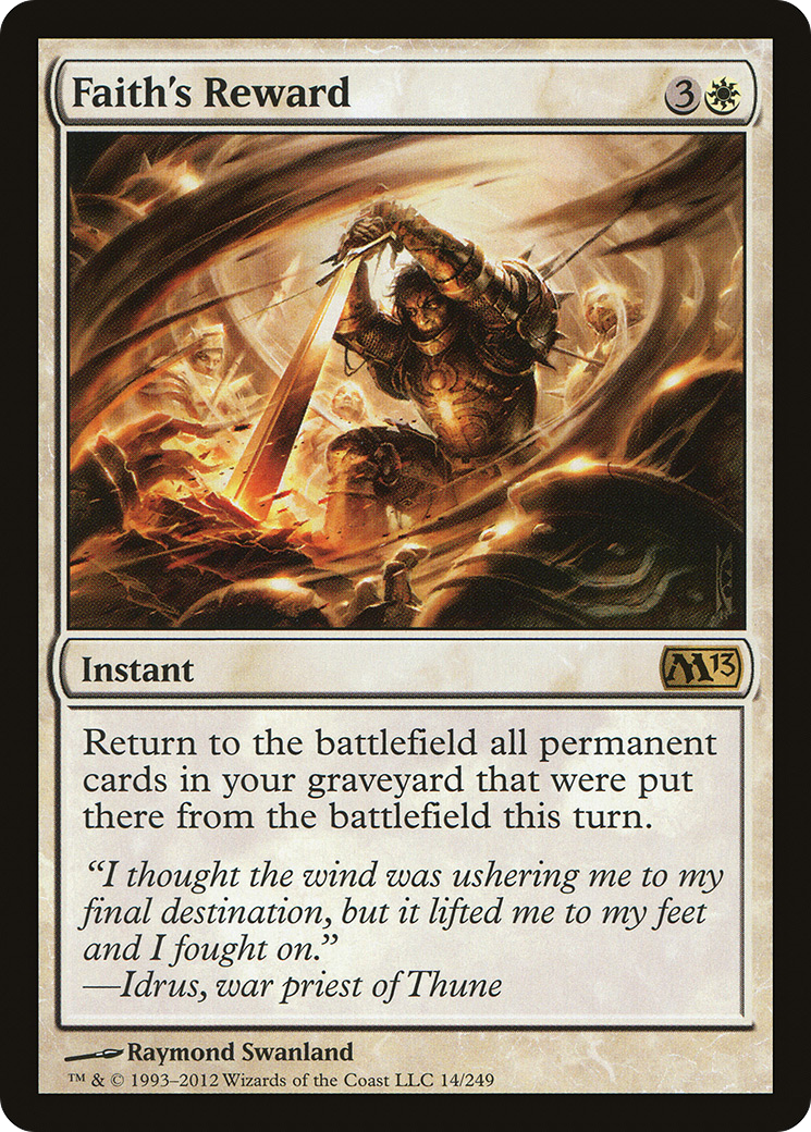 Image of Faith's Reward [Magic 2013]