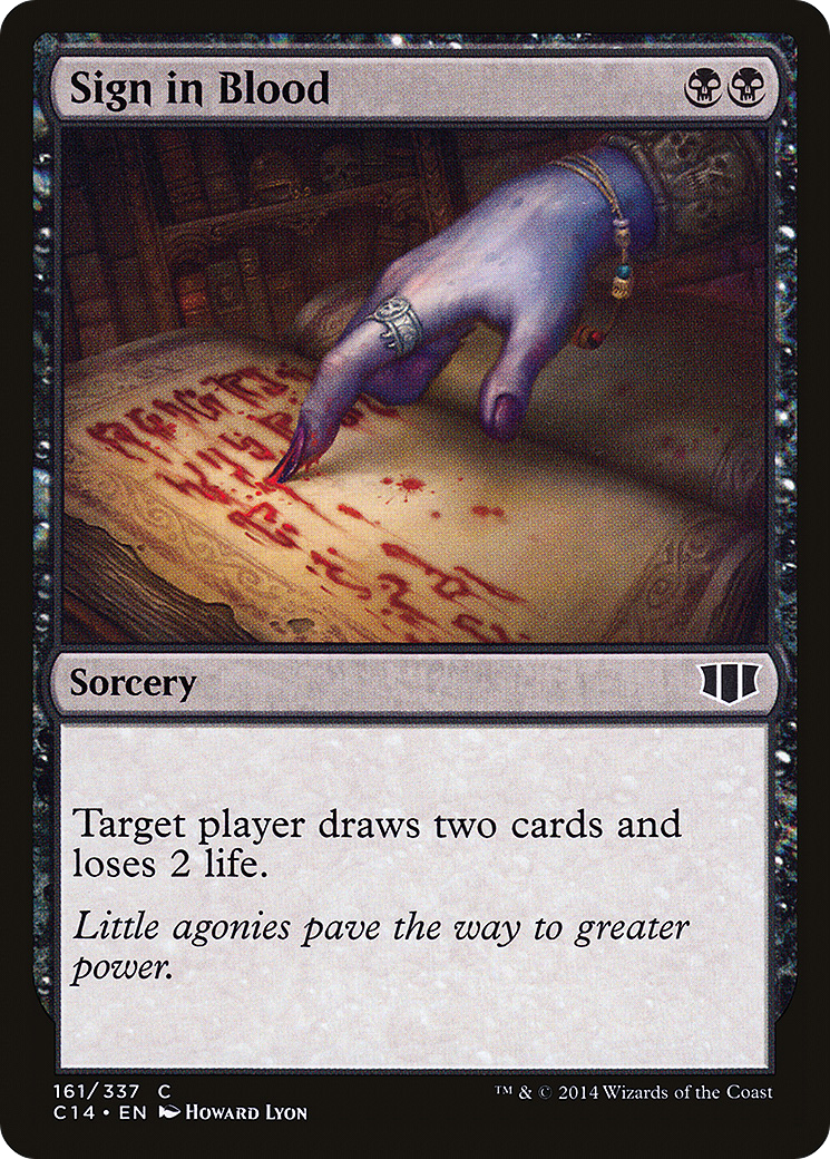 Image of Sign in Blood [Commander 2014]