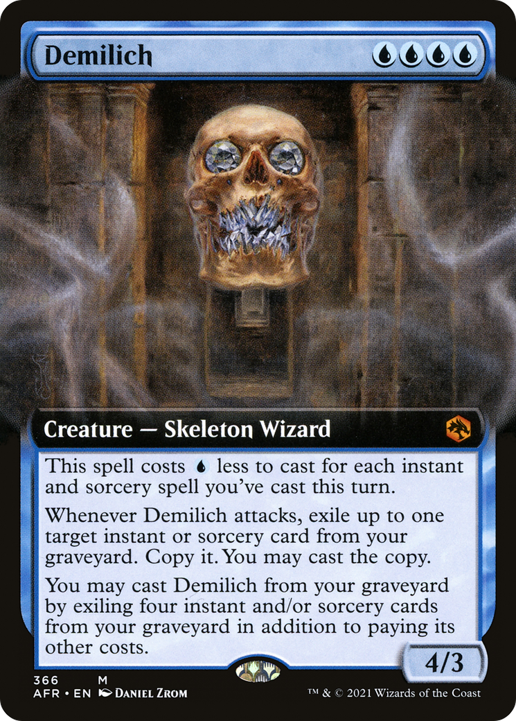 Image of Demilich (Extended Art) [Dungeons & Dragons: Adventures in the Forgotten Realms]