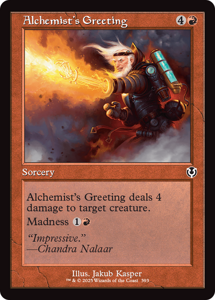 Image of Alchemist's Greeting (Retro Frame) [Innistrad Remastered]