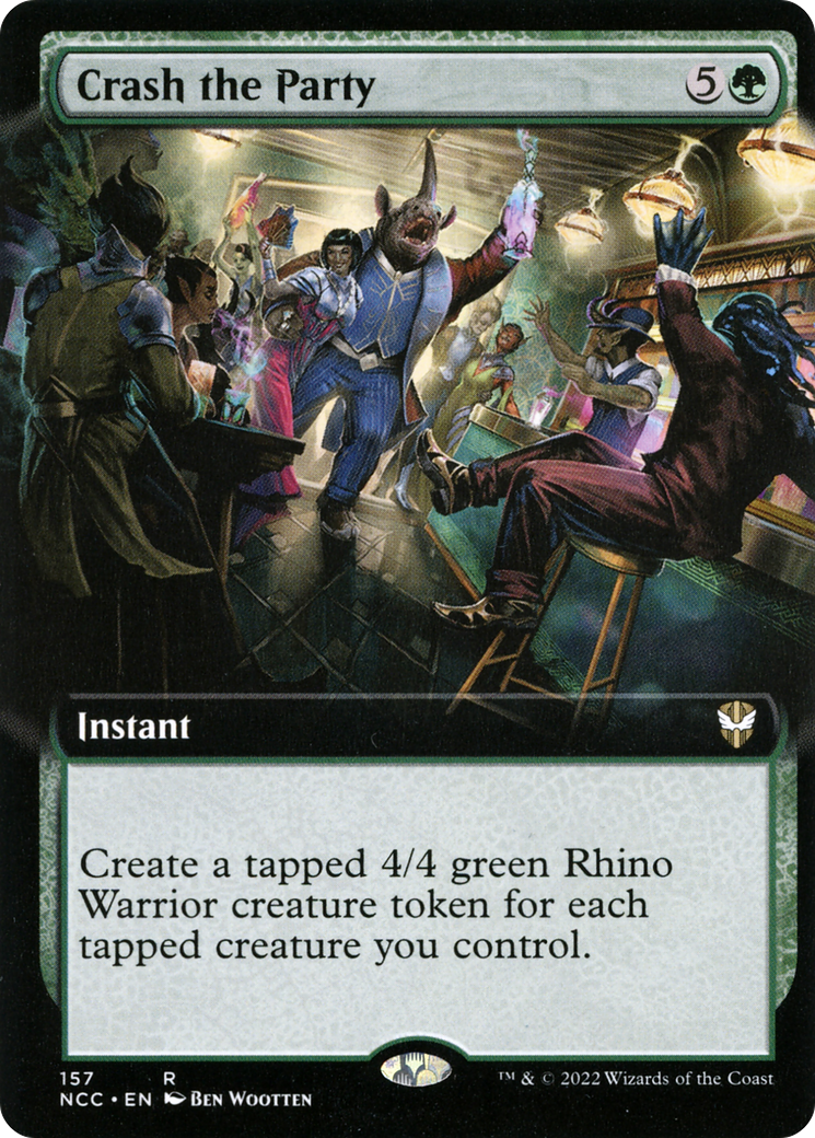 Image of Crash the Party (Extended Art) [Streets of New Capenna Commander]