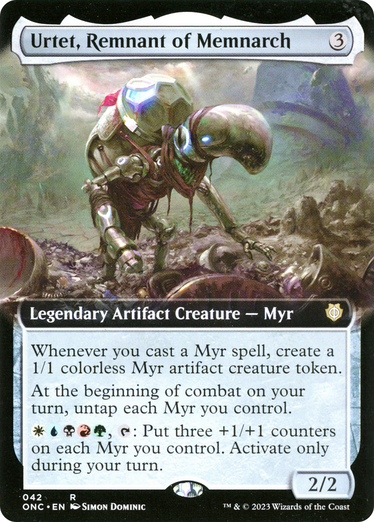 Image of Urtet, Remnant of Memnarch (Extended Art) [Phyrexia: All Will Be One Commander]