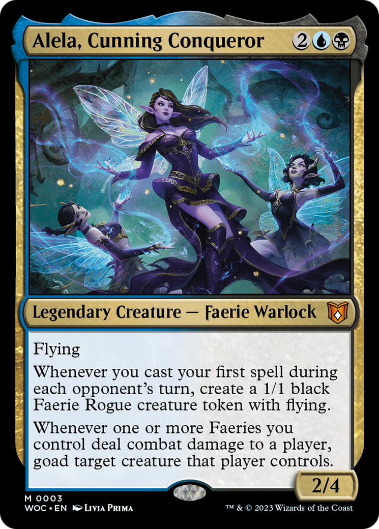 Image of Alela, Cunning Conqueror [Wilds of Eldraine Commander]