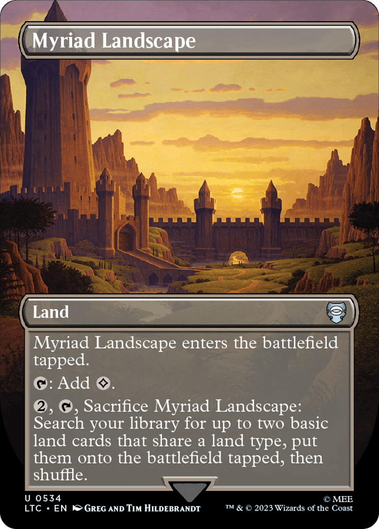 Image of Myriad Landscape (Borderless) [The Lord of the Rings: Tales of Middle-Earth Commander]
