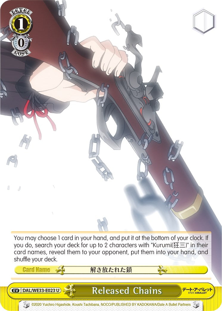 Image of Released Chains (DAL/WE33-E023 U) [Date A Bullet]