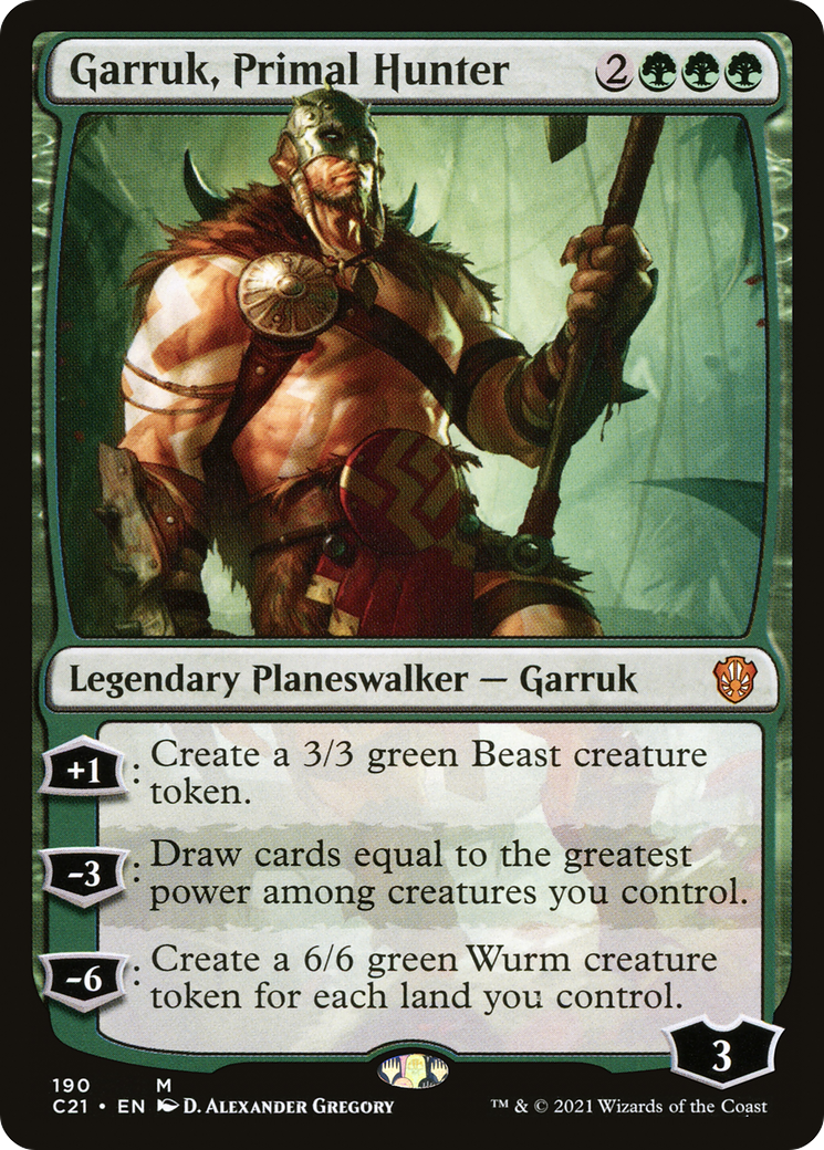 Image of Garruk, Primal Hunter [Commander 2021]
