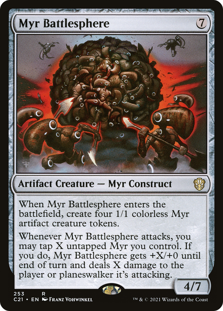 Image of Myr Battlesphere [Commander 2021]