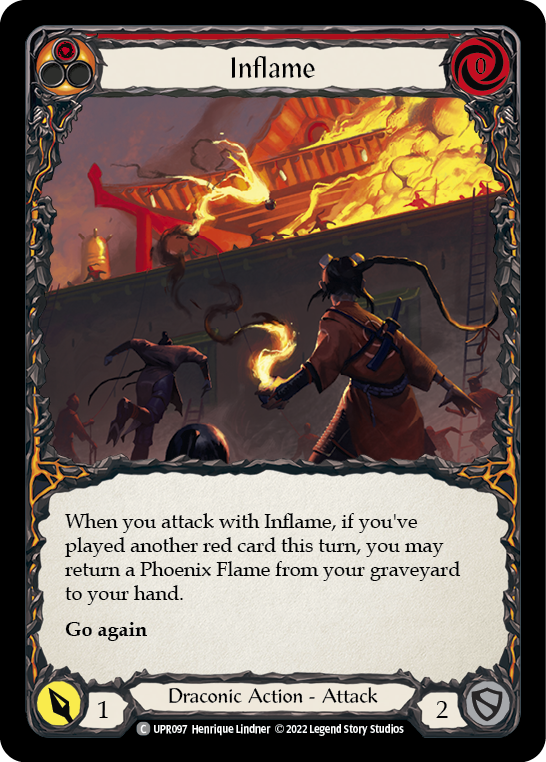 Image of Inflame [UPR097] (Uprising)  Rainbow Foil