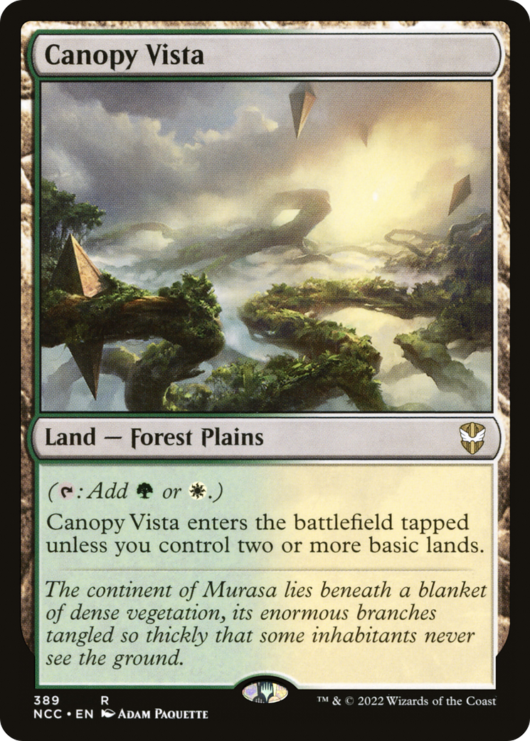 Image of Canopy Vista [Streets of New Capenna Commander]