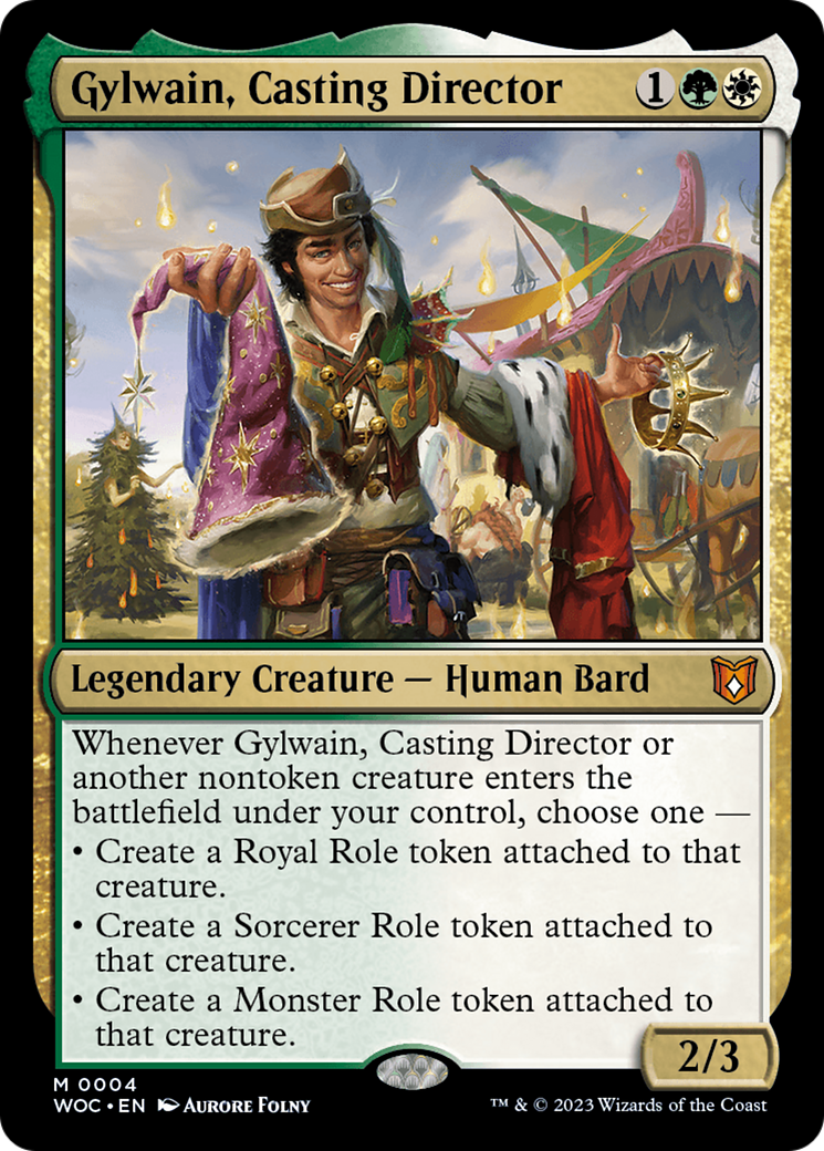 Image of Gylwain, Casting Director [Wilds of Eldraine Commander]
