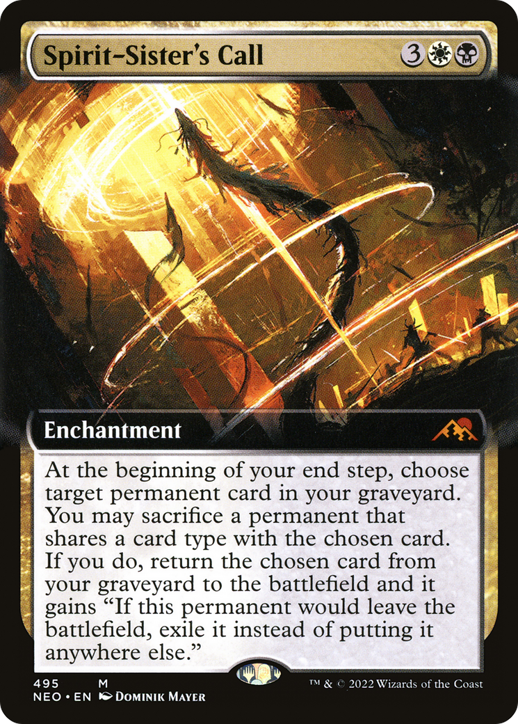 Image of Spirit-Sister's Call (Extended Art) [Kamigawa: Neon Dynasty]