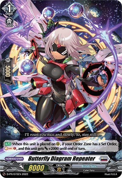 Image of Butterfly Diagram Repeater (D-PR/073EN) [D Promo Cards]