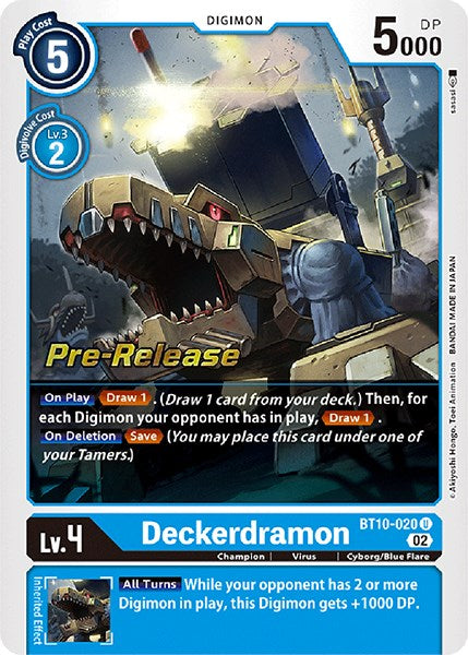 Image of Deckerdramon [BT10-020] [Xros Encounter Pre-Release Cards]