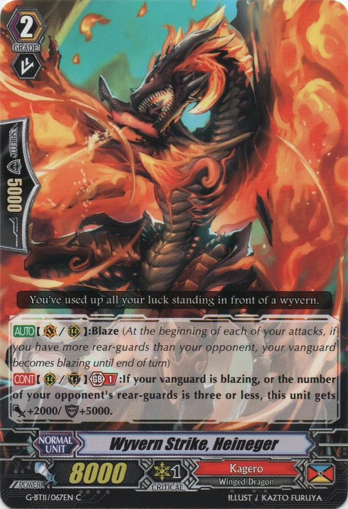 Image of Wyvern Strike, Heineger (G-BT11/067EN) [Demonic Advent]