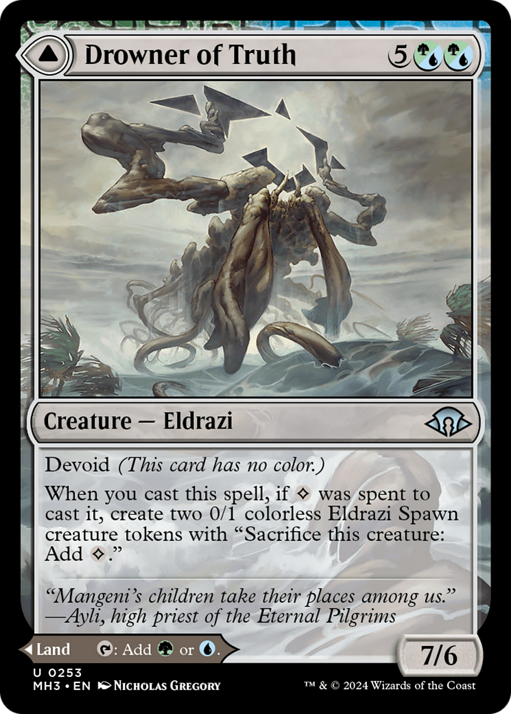 Image of Drowner of Truth // Drowned Jungle [Modern Horizons 3]