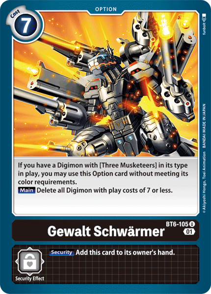 Image of Gewalt Schwarmer [BT6-105] [Double Diamond]