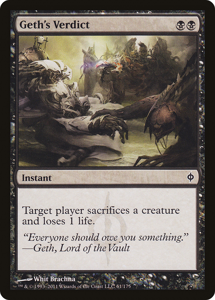 Image of Geth's Verdict [New Phyrexia]