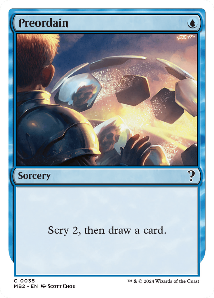 Image of Preordain (White Border) [Mystery Booster 2]