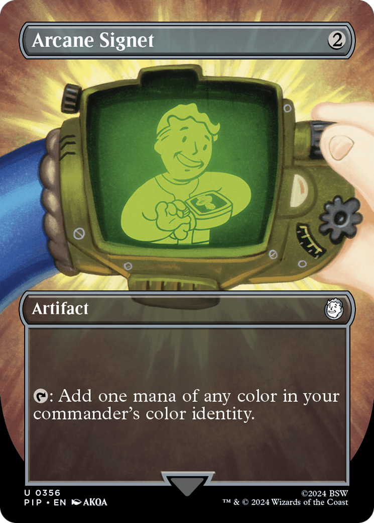 Image of Arcane Signet (Borderless) [Fallout]