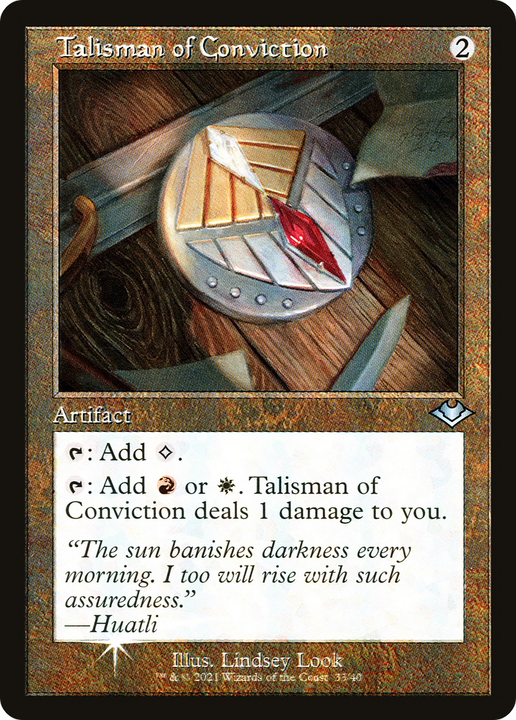Image of Talisman of Conviction (Retro) [Modern Horizons]
