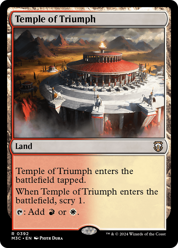 Image of Temple of Triumph [Modern Horizons 3 Commander]