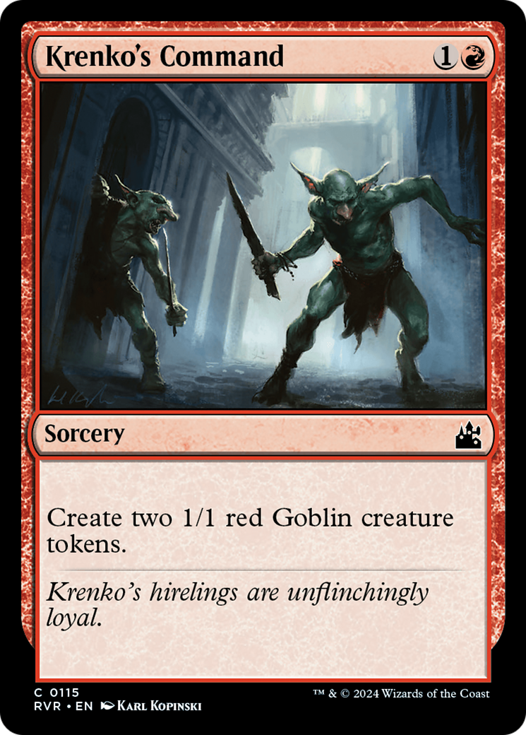 Image of Krenko's Command [Ravnica Remastered]