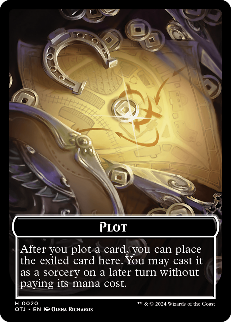 Image of Varmint // Plot Double-Sided Token [Outlaws of Thunder Junction Tokens]