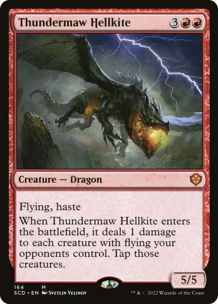 Image of Thundermaw Hellkite [Starter Commander Decks]