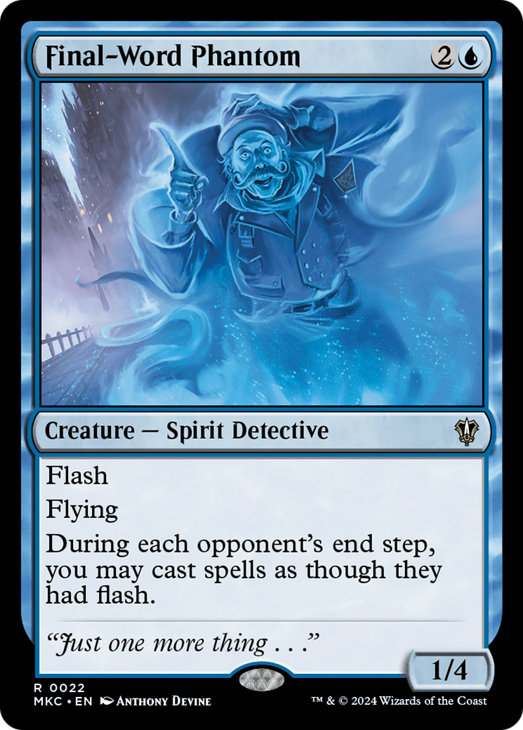 Image of Final-Word Phantom [Murders at Karlov Manor Commander]