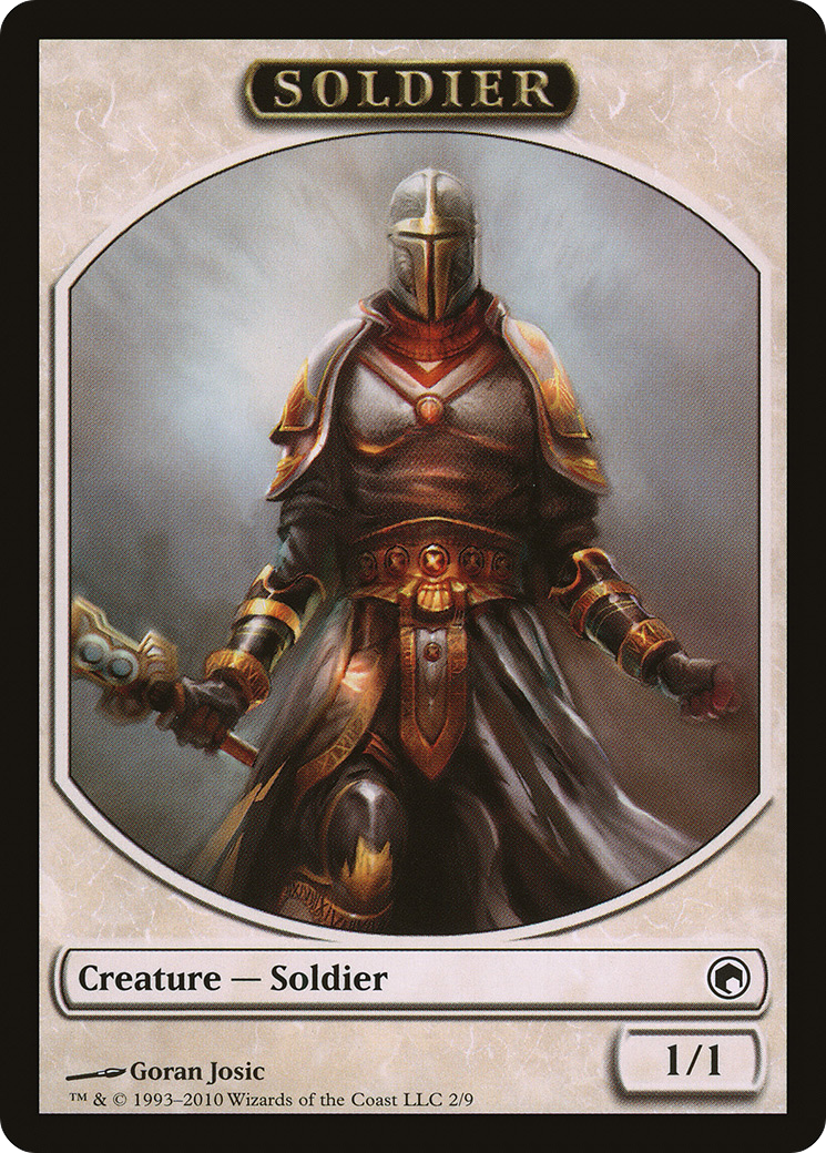 Image of Soldier Token [Scars of Mirrodin Tokens]