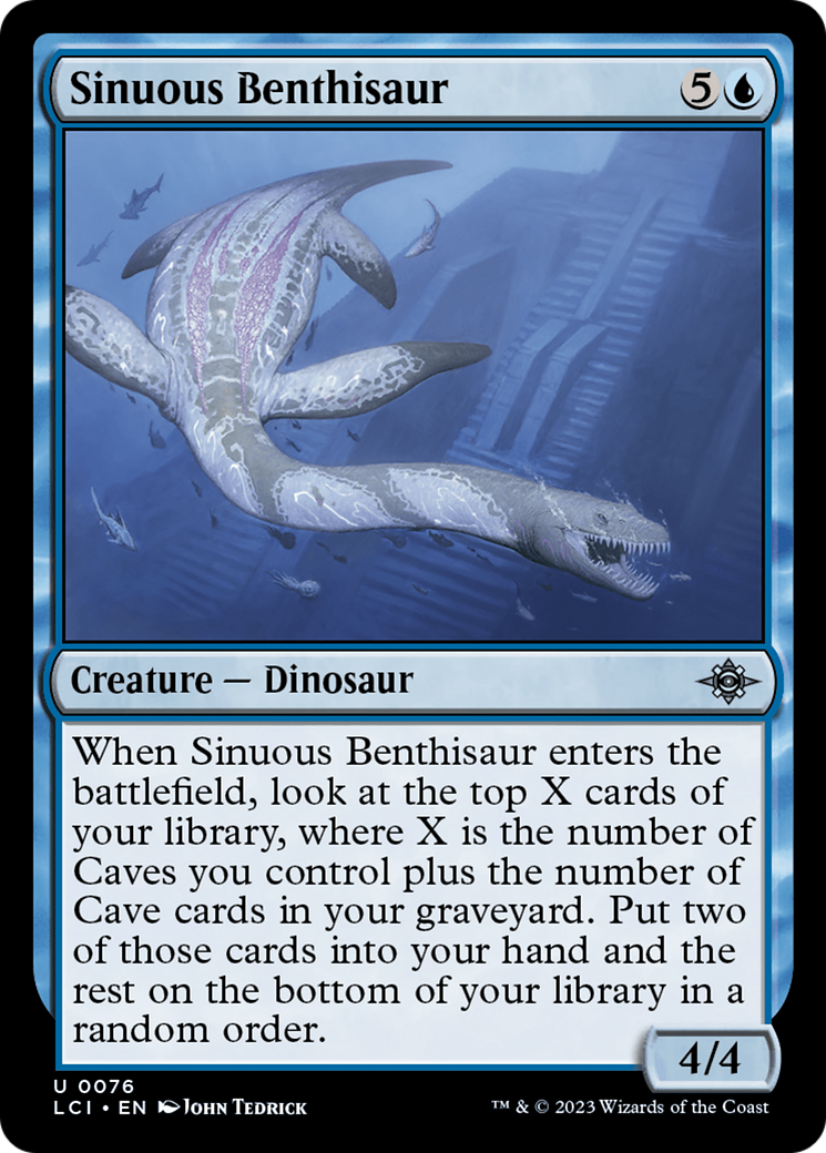 Image of Sinuous Benthisaur [The Lost Caverns of Ixalan]