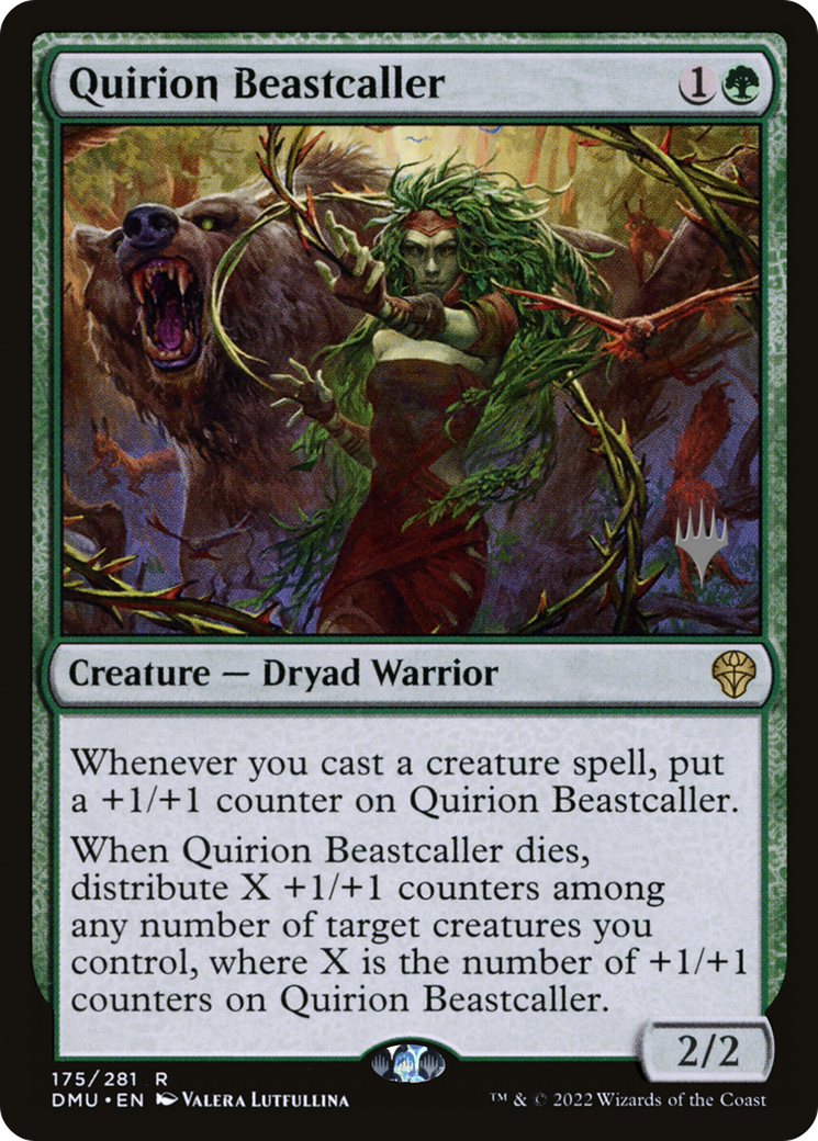 Image of Quirion Beastcaller (Promo Pack) [Dominaria United Promos]