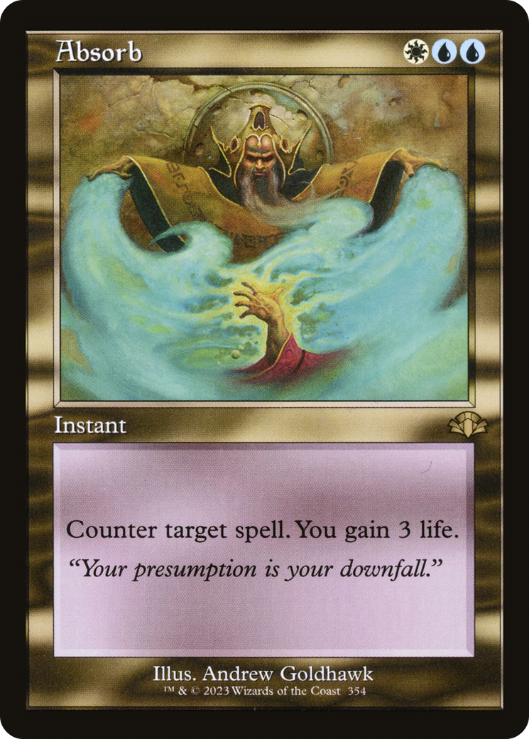 Image of Absorb (Retro) [Dominaria Remastered]