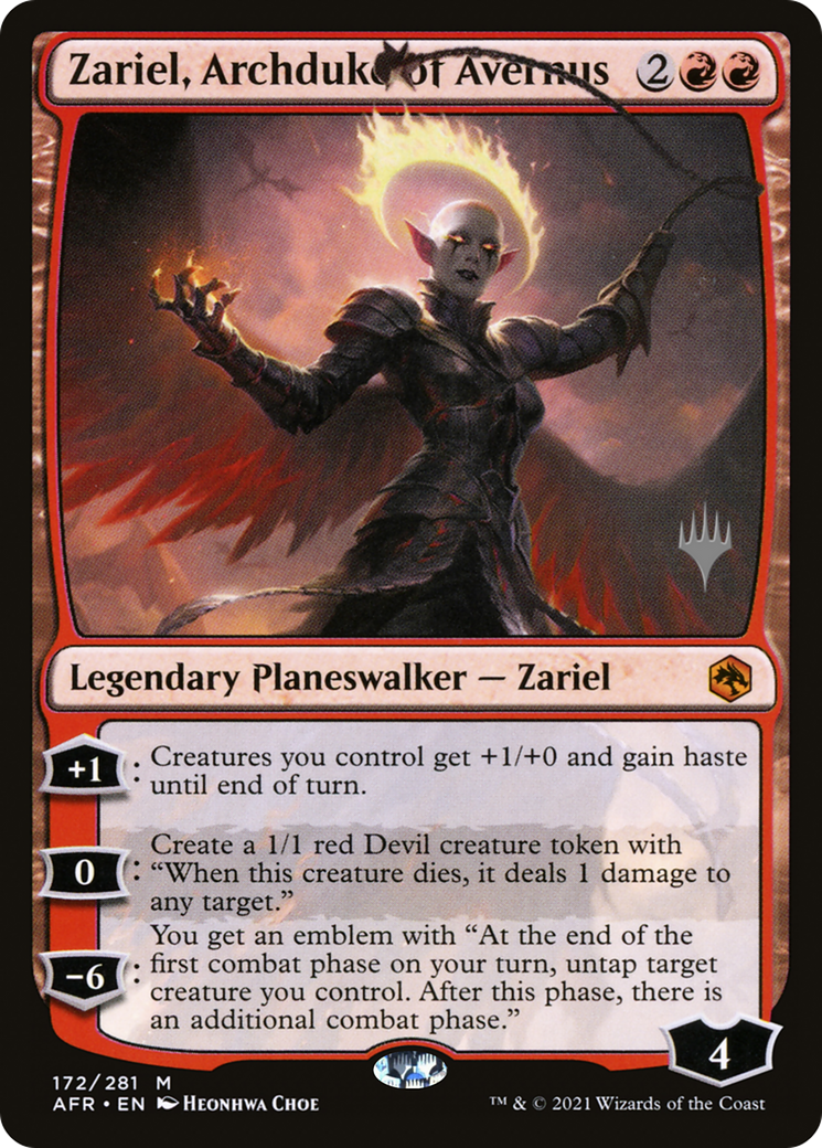 Image of Zariel, Archduke of Avernus (Promo Pack) [Dungeons & Dragons: Adventures in the Forgotten Realms Promos]
