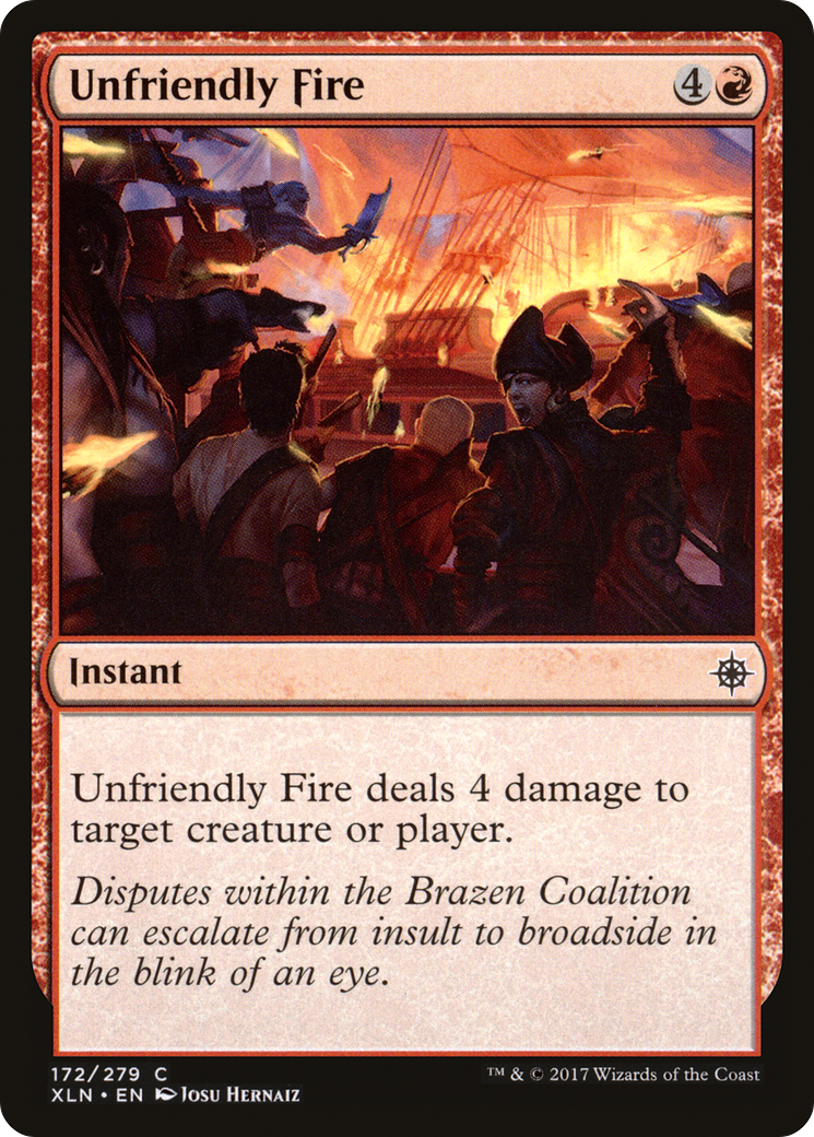 Image of Unfriendly Fire [Ixalan]
