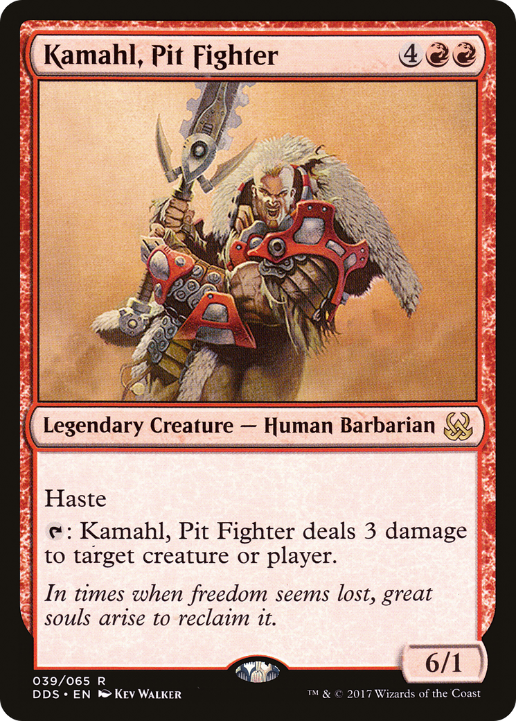 Image of Kamahl, Pit Fighter [Duel Decks: Mind vs. Might]