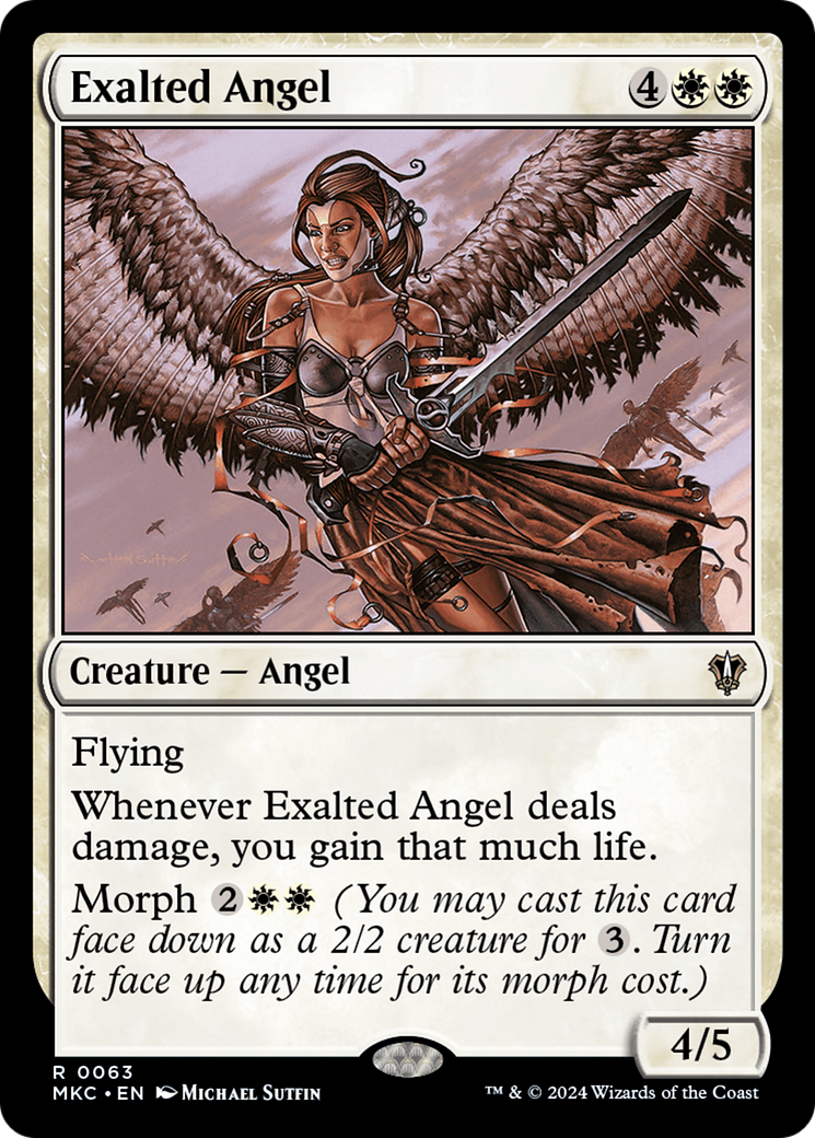 Image of Exalted Angel [Murders at Karlov Manor Commander]