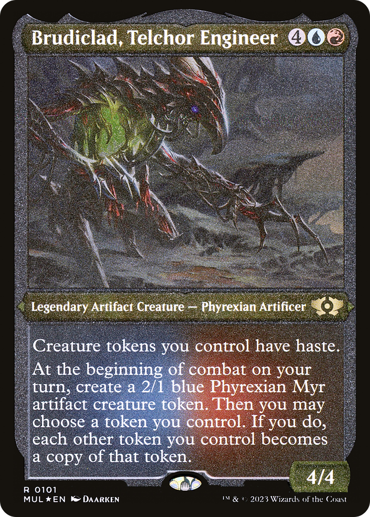 Image of Brudiclad, Telchor Engineer (Foil Etched) [Multiverse Legends]