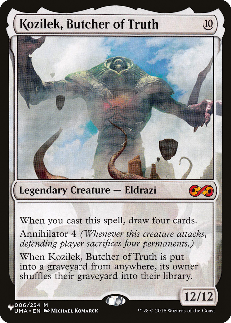 Image of Kozilek, Butcher of Truth [The List]