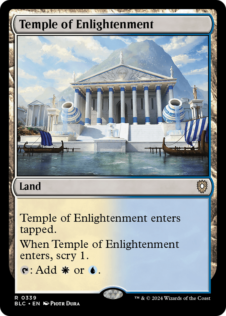 Image of Temple of Enlightenment [Bloomburrow Commander]