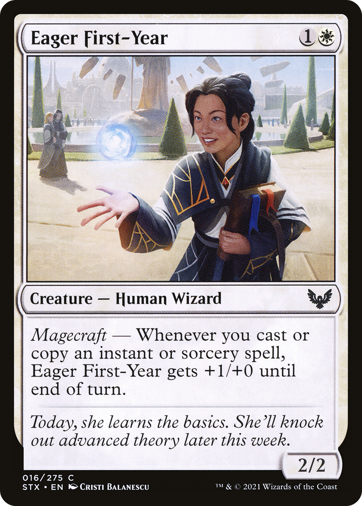 Image of Eager First-Year [Strixhaven: School of Mages]