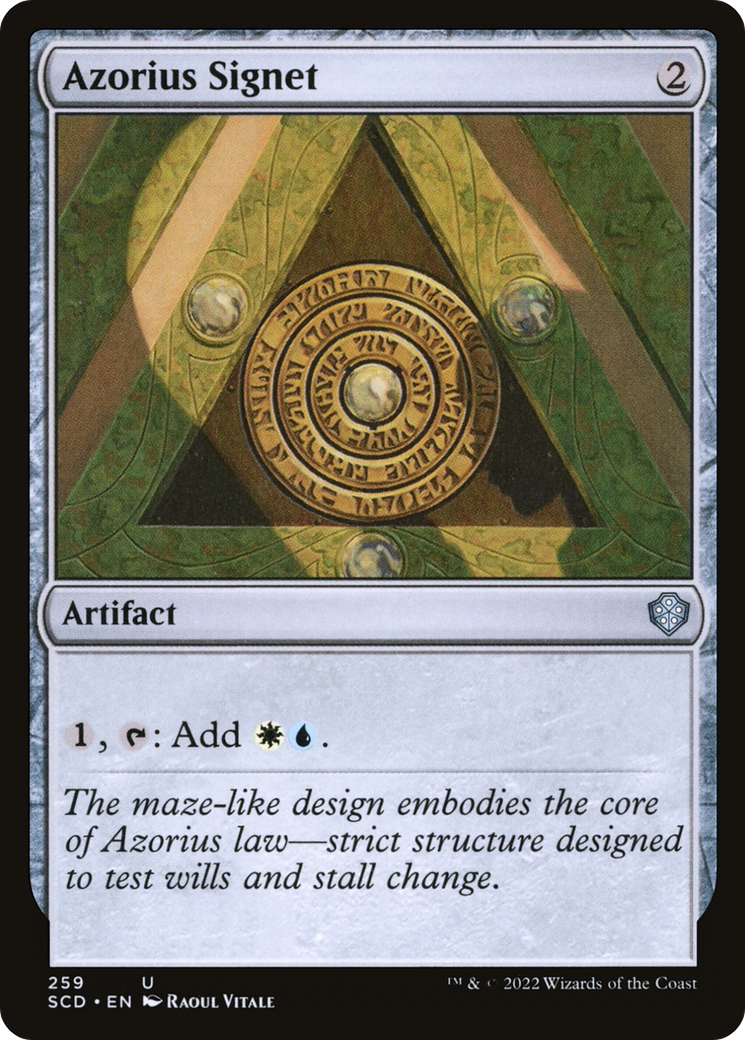 Image of Azorius Signet [Starter Commander Decks]