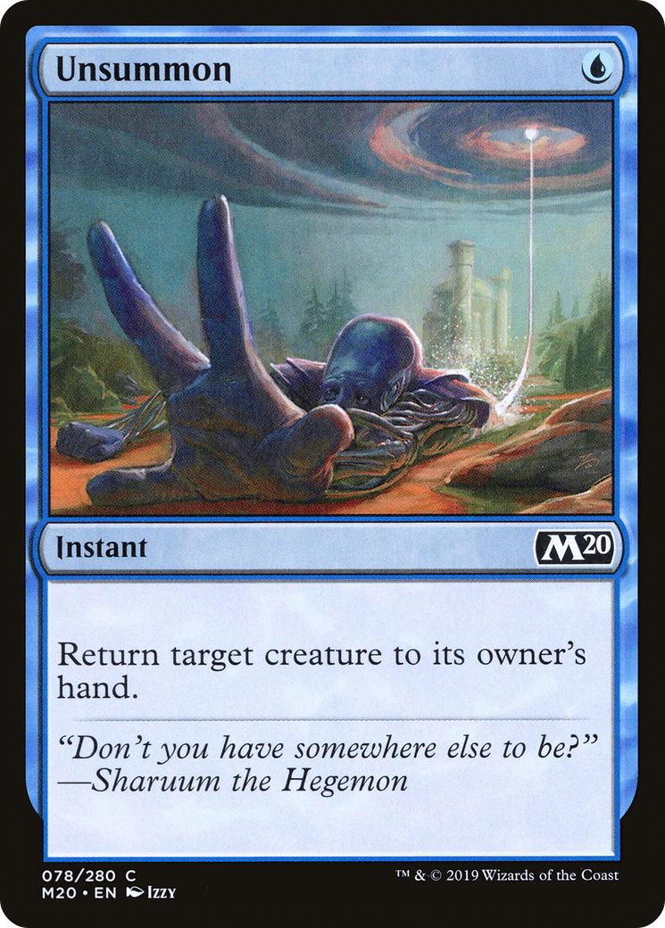 Image of Unsummon [Core Set 2020]