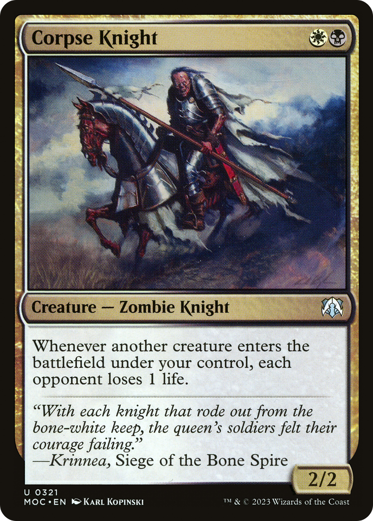 Image of Corpse Knight [March of the Machine Commander]