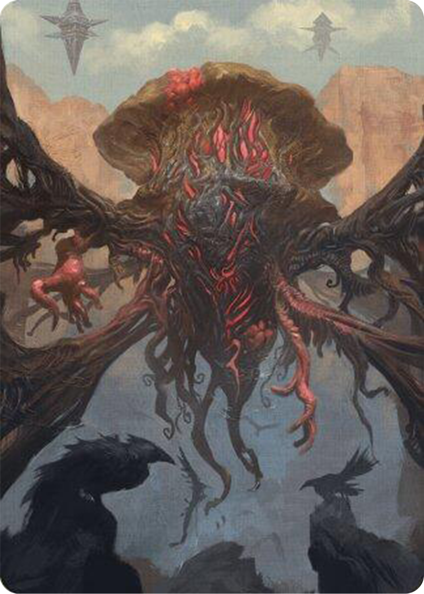 Image of Inversion Behemoth Art Card [Modern Horizons 3 Art Series]