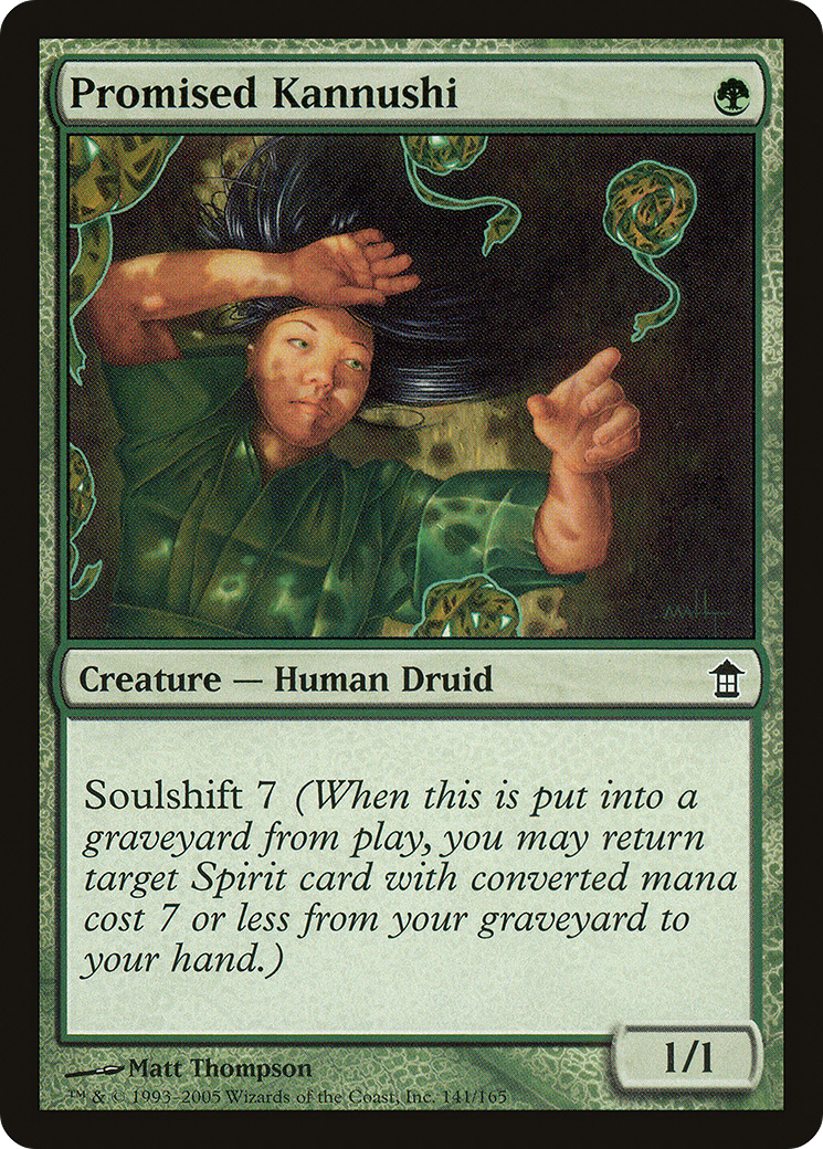 Image of Promised Kannushi [Saviors of Kamigawa]