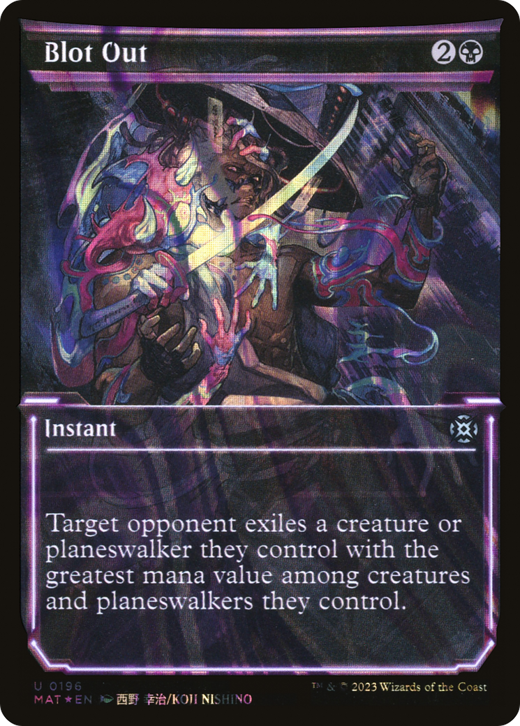 Image of Blot Out (Showcase Halo Foil) [March of the Machine: The Aftermath]