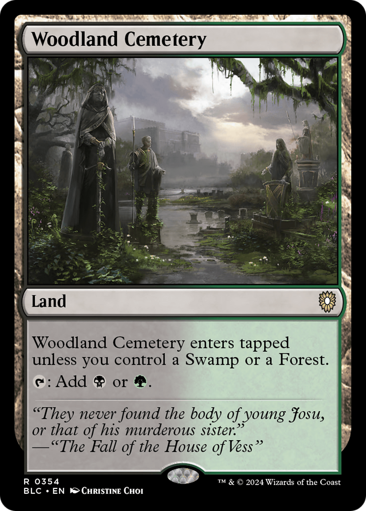 Image of Woodland Cemetery [Bloomburrow Commander]