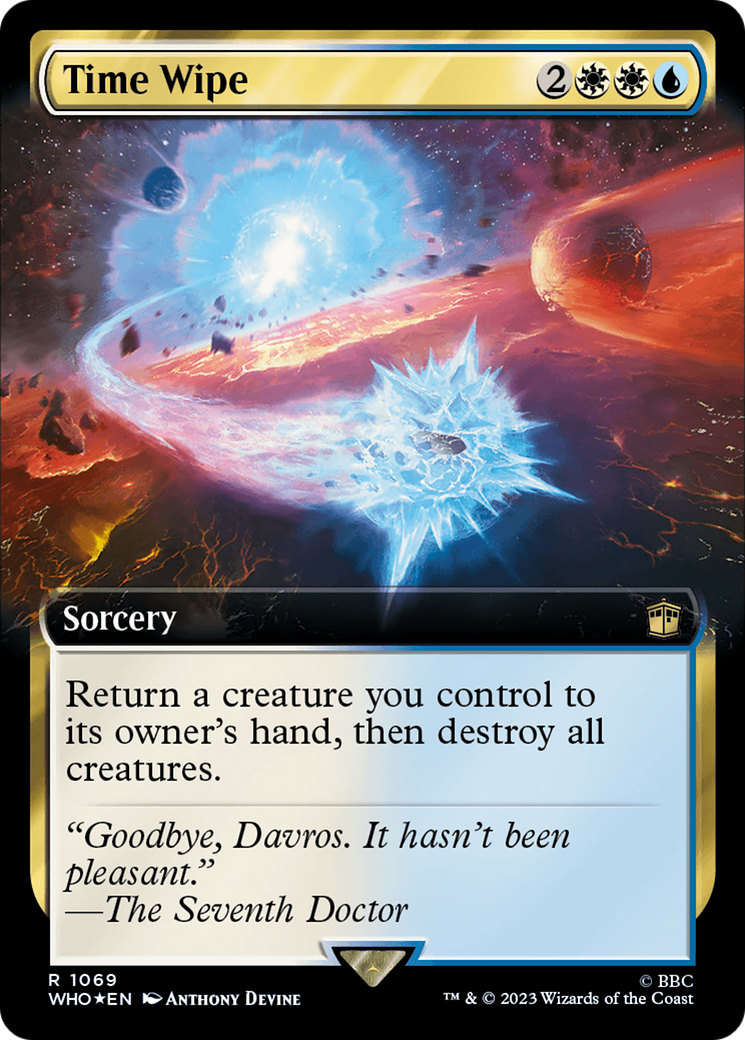 Image of Time Wipe (Extended Art) (Surge Foil) [Doctor Who]